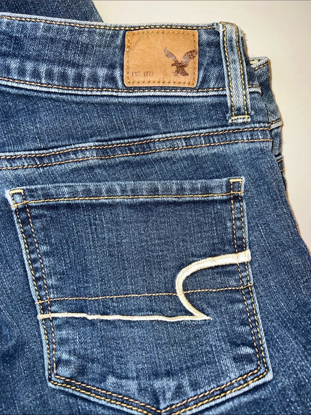American Eagle Outfitters Super stretch Indigo Skinny Jeans 2